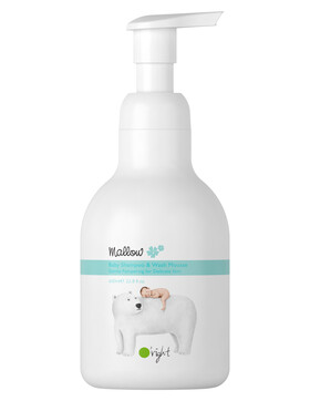 Oright - Mallow Baby Shampoo & Wash Mousse 650ml