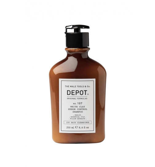 DEPOT No. 107 White Clay Sebum Control Shampoo 250ml