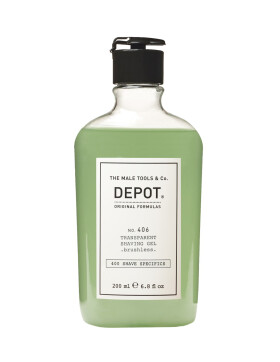 DEPOT No. 406 Transparent Shaving Gel . brushless 200ml