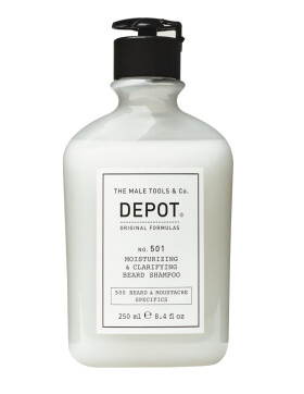 DEPOT No. 501 Moisturizing & Clarifying Beard Shampoo...