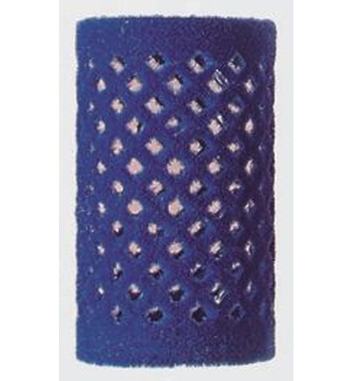 Flockwickler blau lang 36mm 12Stk