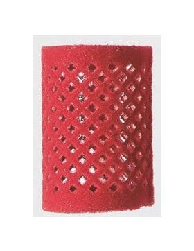 Flockwickler rot lang 40mm 12Stk