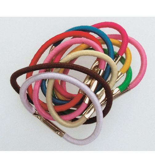 Zopfgummi klein bunt 10Stk
