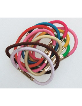 Zopfgummi klein bunt 10Stk