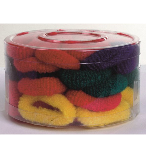 Frotteegummi 50Stk bunt
