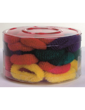 Frotteegummi 50Stk bunt